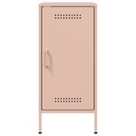 vidaXL Buffets 2 Pièces rose 36x39x79 cm acier