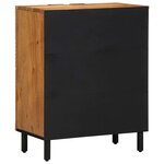 vidaXL Buffet avec étagère Marron 60 x 33 x 75 cm Bois d'acacia massif