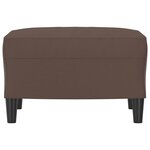 vidaXL Repose-pied Marron 60x50x41 cm Similicuir