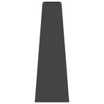 vidaXL Brasero Noir 50x35x100 cm Acier