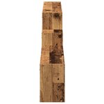 vidaXL Armoire murale 158x18x53 cm vieux bois bois d'ingénierie
