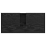 vidaXL Meuble sous lavabo Chêne noir 63x29x55 cm Bois d'ingénierie