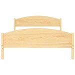vidaXL Cadre de lit sans matelas bois massif de pin 160x200 cm