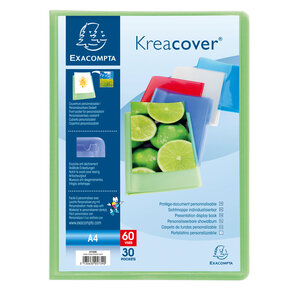 Porte vues perso. chroma KC A4 100V ass. EXACOMPTA
