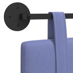 vidaXL Tête de lit suspendue Bleu denim Tissu