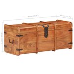vidaXL Coffre de rangement 90x40x40 cm Bois d'acacia solide