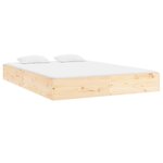 vidaXL Cadre de lit sans matelas bois massif 120x200 cm