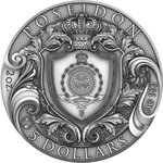 Monnaie POSEIDON 2 Oz Argent 5$ Niue 2026 (PRÉCOMMANDE)