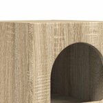 vidaXL Table de chevet 2 Pièces Chêne Sonoma 29 5 x 35 x 50 cm