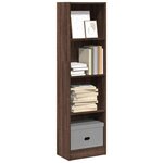 vidaXL Bibliothèque chêne marron 40x24x143 cm bois d'ingénierie
