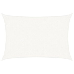 vidaXL Voile d'ombrage 160 g/m² Blanc 2x3 m PEHD