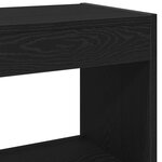 Bibliothèque/Séparateur de pièce vidaXL Chêne noir 40x30x71 5 cm