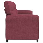 vidaXL Canapé 100  polyester  cadre en métal  MDF  Contreplaqué