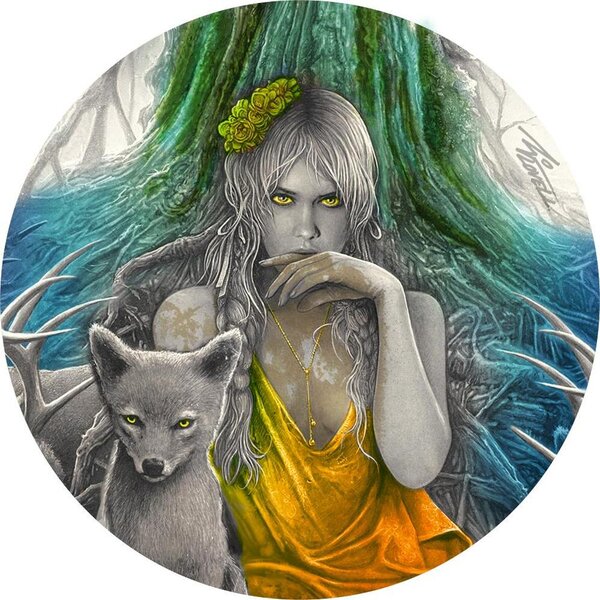 Pièce de monnaie en Argent 2 Dollars g 50 Millésime 2025 Dark Beauties ESCA