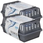 vidaXL Absorbeurs d'humidité avec sacs de recharge 2 Pièces 900 g