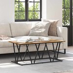 vidaXL Table basse Bois ancien 100 x 50 x 40 cm