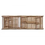 vidaXL Chaise longue Bambou