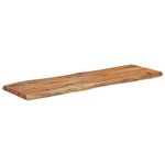 vidaXL Dessus de table 110x40x2 5 cm rectangulaire bois massif acacia