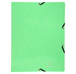 Classeur à élastiques 2 anneaux 15mm Iderama - A4  vert anis EXACOMPTA