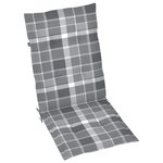 vidaXL Chaises inclinables de jardin lot de 2 et coussins Bois acacia