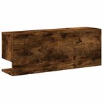 vidaXL Armoire murale 80x20x30 cm chêne fumé bois d'ingénierie