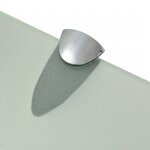 vidaXL Étagères murales 2 Pièces Verre 80 x 20 cm 8 mm