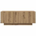 vidaXL Meuble TV chêne artisanal 100x35x40 cm bois d'ingénierie