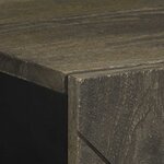 vidaXL Buffet noir 40x33x75 cm bois massif de manguier