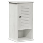 vidaXL Ensemble de mobilier de salle de bain 5 Pièces Blanc antique