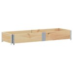 vidaXL Jardinière 150x50 cm bois de pin massif
