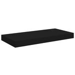 vidaXL Étagères murales flottantes 2 Pièces noir 50x23x3 8 cm MDF