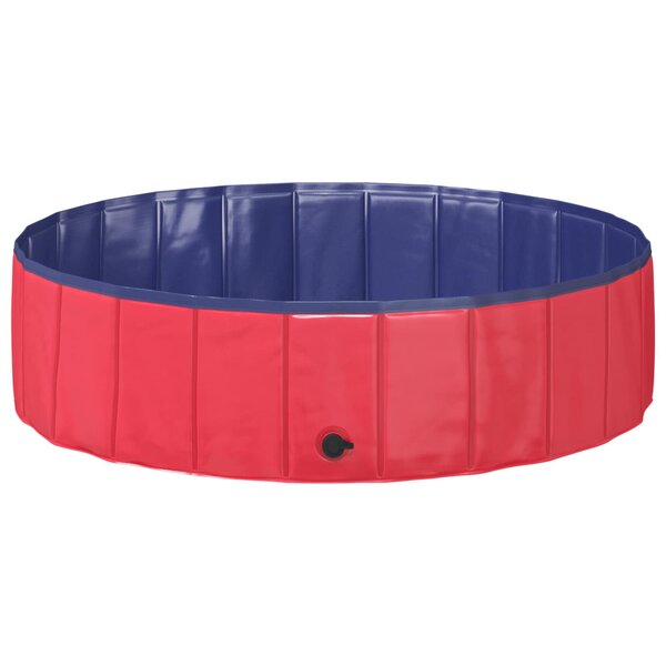 vidaXL Piscine pour enfants Rouge et bleu Ø 120 x 30 cm