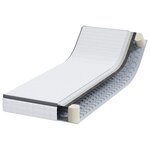 vidaXL Matelas Blanc et Gris 80 x 200 cm Printemps Bonell