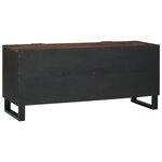 vidaXL Meuble TV - 105 x 33 5 x 46 cm  fait en bois de mangue massif.