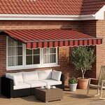 vidaXL Auvent rétractable électrique 3 x 2 5 m