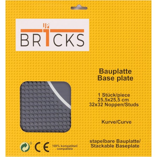 BR1CKS B-00023 - Plaque de rue32 x 32 Courbe