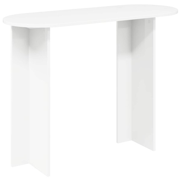 vidaXL Table console Blanc 100 x 39 5 x 75 cm Bois d'ingénierie