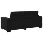 vidaXL Canapé causeuse noir 180x77x82 cm velours