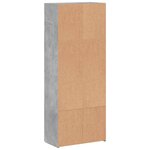 vidaXL Armoire de classement gris béton 60x32x153 cm bois d'ingénierie