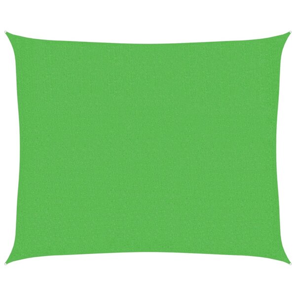 vidaXL Voile d'ombrage 160 g/m² Vert clair 2 5x3 m PEHD