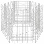 vidaXL Lit surélevé à gabion hexagonale 160x140x100 cm