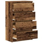 vidaXL Buffet vieux bois 60x35x98 5 cm bois d'ingénierie