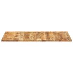 vidaXL Dessus de table bois de manguier solide 25-27 mm 140x60 cm