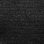 vidaXL Voile d'ombrage 160 g/m² Noir 3 5x5 m PEHD