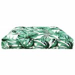vidaXL Coussin de palette vert 120x80x12 cm tissu