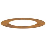 vidaXL adapté pour anneaux d'arbre plats 5 Pièces Marron Ø50 / 80 cm