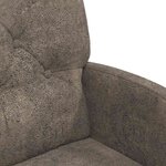 vidaXL Chaises de Salle à Manger avec Roues 2 Pièces Gris foncé