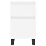 vidaXL Buffets 2 Pièces blanc 40x35x70 cm bois d’ingénierie