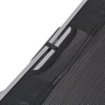 vidaXL Chaises longues lot de 2 noir et gris