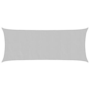 vidaXL Voile d'ombrage gris clair 4 5x2 m 100  polyester oxford